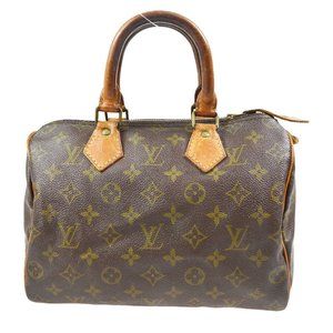Auth Louis Vuitton Speedy 25 Hand Bag #25204L20